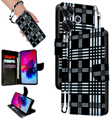 Cutemart Flip Cover for Poco F6 5G(Black, Pack of: 1)