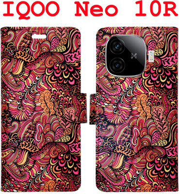 Toklot Flip Cover for IQOO Neo 10R 5G(Red, Pack of: 1)