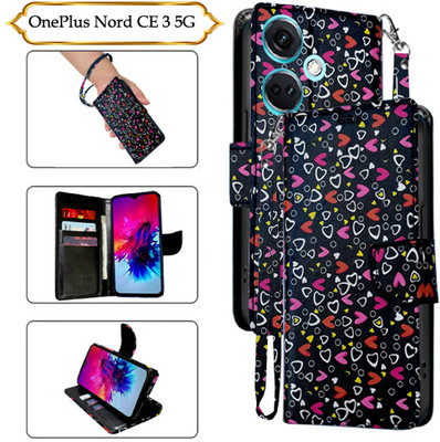 PARGO Flip Cover for OnePlus Nord CE 3 5G(Black, Pack of: 1)