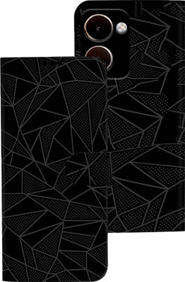 Knotyy Flip Cover for RealMe P3 Ultra 5G, realme P3 Ultra 5G(Black, Dual Protection, Pack of: 1)