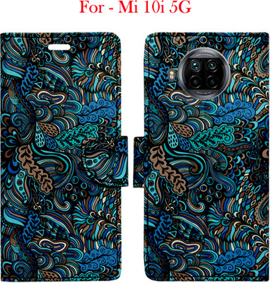 Toklot Flip Cover for Mi 10i 5G(Blue, Pack of: 1)