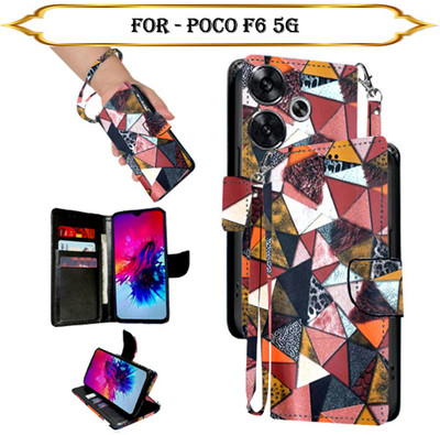 PARGO Flip Cover for Poco F6 5G(Multicolor, Pack of: 1)