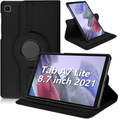 Caseous Flip Cover for Samsung Galaxy Tab A7 Lite 8.7 inch(Black, Shock Proof, Pack of: 1)