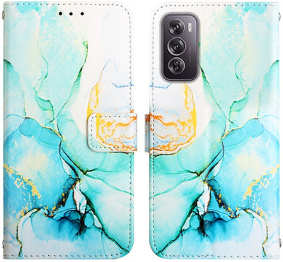 Clickcase Flip Cover for OPPO Reno 12 Pro 5G(Green, Dual Protection)