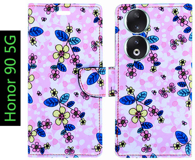 Toklot Flip Cover for Honor 90 5G(Pink, Pack of: 1)