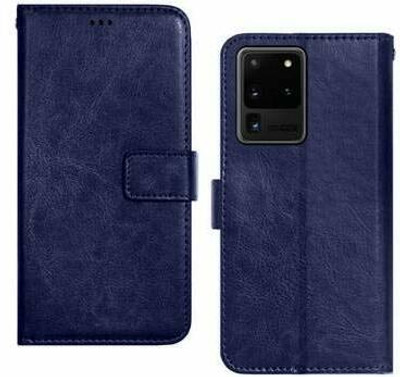 TIRUPATI Flip Cover for Samsung Galaxy S20 Ultra 5G, Premium Segment Exclusive Back Cover(Blue, Dual Protection, Pack of: 1)