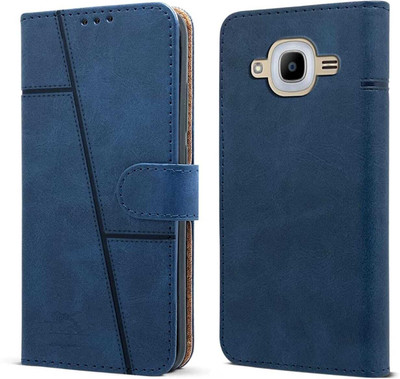 DNGMOBICARE Flip Cover for Samsung Galaxy J2 Pro, SAMSUNG GALAXY J2 10, SAMSUNG GALAXY J2 16(Blue, Card Holder, Pack of: 1)