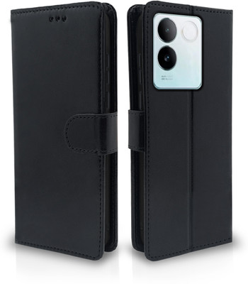 Pikkme Flip Cover for iQOO Z7 Pro 5G(Black, Pack of: 1)