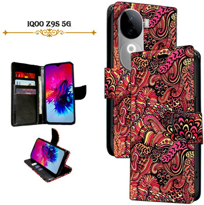Vacko Flip Cover for iQOO Z9s 5G(Red, Pack of: 1)