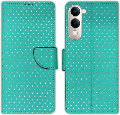 AD Enterprises Flip Cover for Vivo T4 Lite 5G/ Vivo Y19E 4G/ iQ-Z10 Lite(Green, Magnetic Case, Pack of: 1)