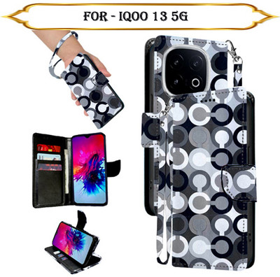 SALGO Flip Cover for iQOO 13 5G(Multicolor, Pack of: 1)