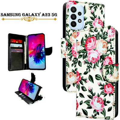 PARGO Flip Cover for Samsung Galaxy A23 5G(White, Pack of: 1)