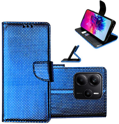SHANNO Flip Cover for Redmi Note 14 5G(Blue, Pack of: 1)
