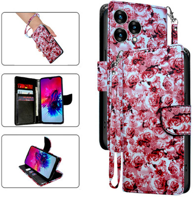 Cutemart Flip Cover for Lava Blaze Curve 5G(Red, Pack of: 1)