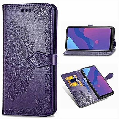 Perkie Flip Cover for Google Pixel 8 Pro(Purple, Dual Protection)