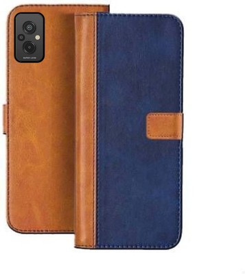 ClickAway Flip Cover for Xiaomi Redmi Mi 11 Prime 4G | Leather Finish | Inside TPU with Card Pockets | Back Cover |(Multicolor, Shock Proof, Pack of: 1)