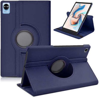 Eleqzun Flip Cover for Realme pad mini 8.7inch(Blue, Pack of: 1)