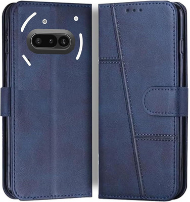 Besmon Flip Cover for Flip Cover for Flip Cover for Nothing Phone 3a 5G Flip Cover Back Case Blue(Blue, Pack of: 1)