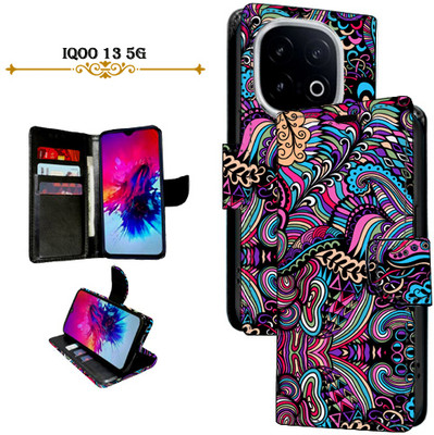 Mxkart Flip Cover for iQOO 13 5G(Purple, Pack of: 1)