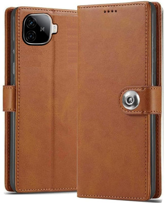 ClickAway Wallet Case Cover for iQOO Neo 10R 5G , Highly Recommended Flip Back Cover | Top Trending |(Brown, Magnetic Case, Pack of: 1)
