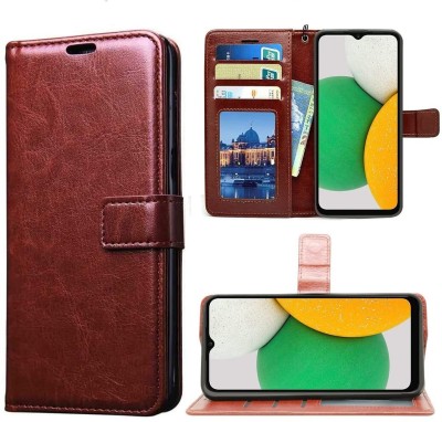 COVERNEW Flip Cover for Mi REDMI Note 13Pro 5G 2024(Brown, Magnetic Case, Pack of: 1)