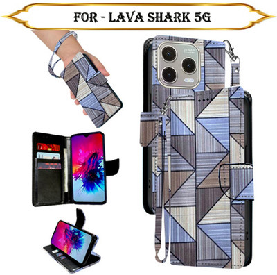 PARGO Flip Cover for Lava Shark 5G(Multicolor, Pack of: 1)
