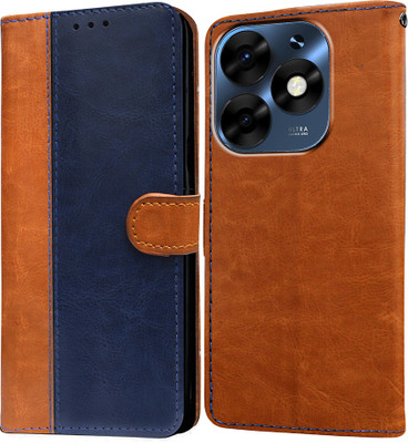 Casotec Flip Cover for Itel S23 Plus 4G(Blue, Pack of: 1)