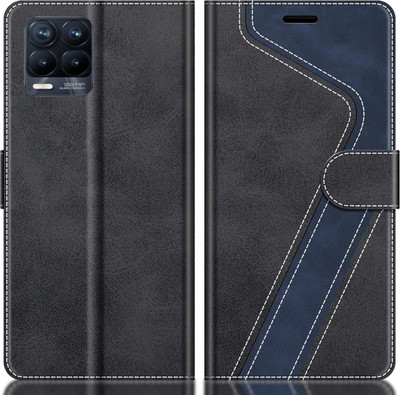 TWIGLO Flip Cover for REALME 8 PRO(Black, Multicolor, Dual Protection, Pack of: 1)