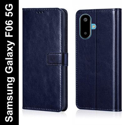 Cockcrow Flip Cover for Samsung Galaxy F06 5G, Samsung Galaxy M06 5G(Blue, Shock Proof, Pack of: 1)