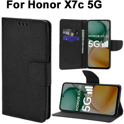 Carnage Flip Cover for Honor X7c 5G(Black, Cases with Holder, Pack of: 1)
