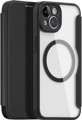 Dux Ducis Flip Cover for Apple iPhone 14, Apple iPhone 13(Black, Magsafe, Pack of: 1)