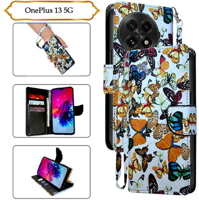 PARGO Flip Cover for OnePlus 13 5G(White, Pack of: 1)