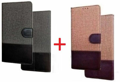 RidivishN Back Cover for REDMI Note 12 Pro 5G,REDMI Note 12 Pro+ 5G Back Cover in Cases & Covers(Brown, Black, Shock Proof, Pack of: 2)
