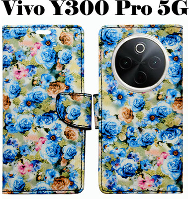 Toklot Flip Cover for Vivo Y300 Pro 5G(Blue, Pack of: 1)