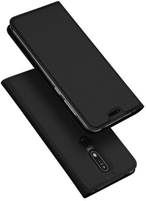 Helix Flip Cover for Nokia 7.1(Black, Hard Case, Pack of: 1)