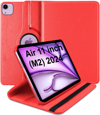 TGK Flip Cover for Apple iPad Air 11 inch M3 M2 2024 2025, iPad Air 4th Gen 10.9 inch, iPad Air 5th gen 10.9 inch(Red, Dual Protection, Pack of: 1)