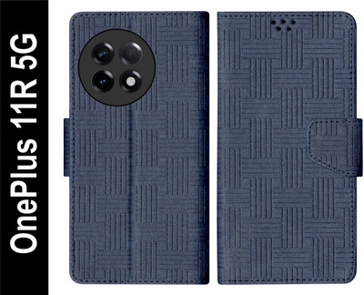SBMS Flip Cover for OnePlus 11R 5G(Blue, Shock Proof, Pack of: 1)