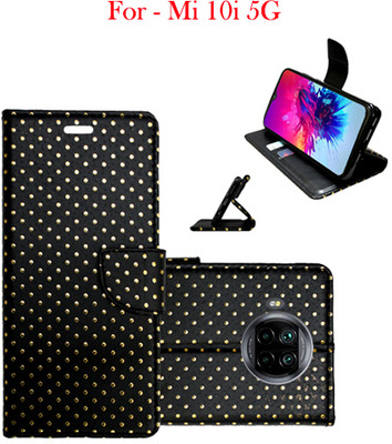 Toklot Flip Cover for Mi 10i 5G(Black, Pack of: 1)