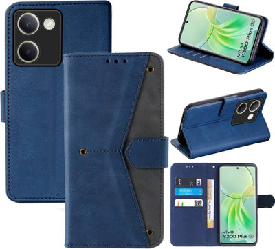 Aaghosh Flip Cover for Vivo Y300 Plus 5G, Vivo Y200 Pro 5G(Blue, Shock Proof, Pack of: 1)