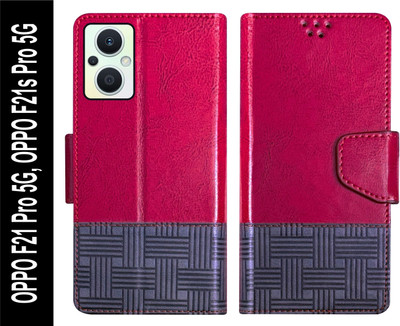 Telecase Flip Cover for OPPO F21 Pro 5G / OPPO F21s Pro 5G Back Cover Case with Magnatic Closure(Red, Shock Proof, Pack of: 1)