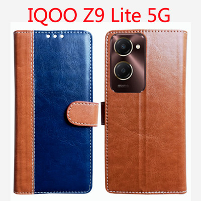 Toklot Flip Cover for IQOO Z9 Lite 5G(Brown, Pack of: 1)