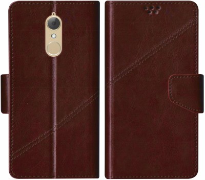 SScase Flip Cover for Lenovo K8 Flip Cover(Brown, Shock Proof, Pack of: 1)