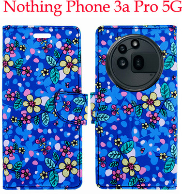 Mxkart Flip Cover for Nothing Phone 3a Pro 5G(Blue, Pack of: 1)