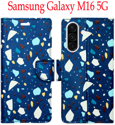 Mxkart Flip Cover for Samsung Galaxy M16 5G(Blue, Pack of: 1)