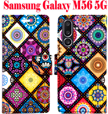 Toklot Flip Cover for Samsung Galaxy M56 5G(Purple, Pack of: 1)