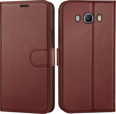 Frazil Flip Cover for Samsung Galaxy J5 - 6 (New 2016 Edition)(Brown, Grip Case, Pack of: 1)