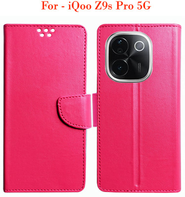 Toklot Flip Cover for iQoo Z9s Pro 5G(Pink)