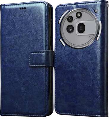 Casotec Flip Cover for Nothing Phone (3a) Pro 5G(Blue, Pack of: 1)