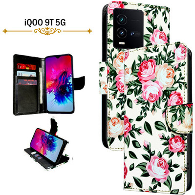 PARGO Flip Cover for iQOO 9T 5G(White, Pack of: 1)