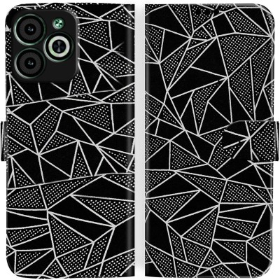 Knotyy Flip Cover for Infinix HOT 40i(Black, Dual Protection, Pack of: 1)